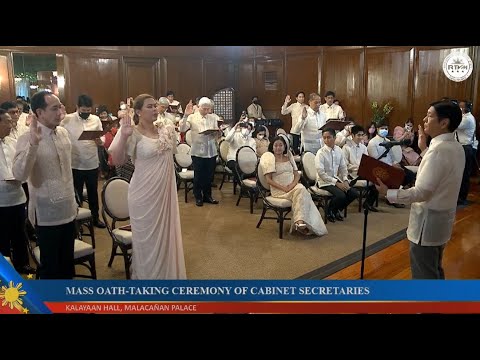 LIVESTREAM: Oath-taking of Cabinet secretaries under President Marcos - Replay