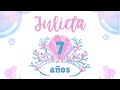 Mi Julietita, 7 años de tu esencia tan única! Te amo siempre 💕