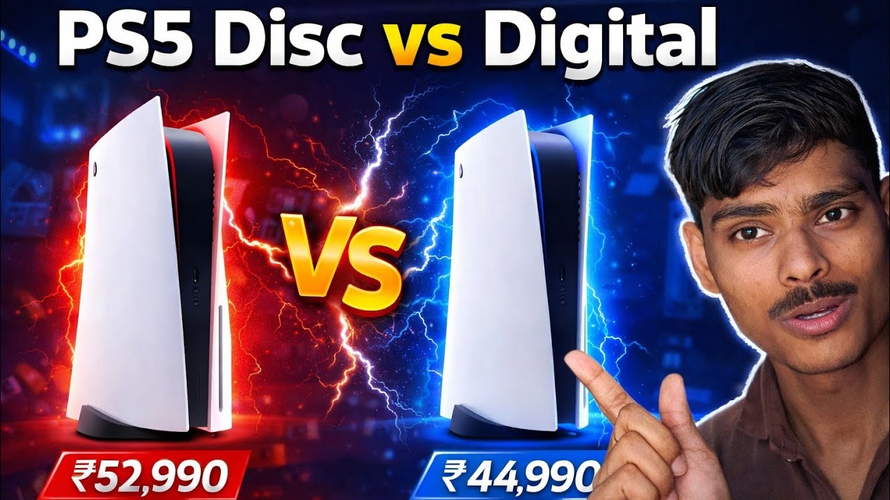PS5 Digital vs Disc Edition – Kaunsa Best Hai Buy Karne Ke Liye? 🤔🔥