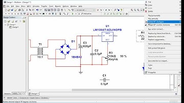 LM317 Pinout and Simulation using Multisim