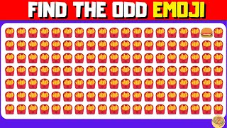 FIND THE ODD EMOJI HARD EDITION  FIND THE ODD ONE OUT  EMOJI QUIZ