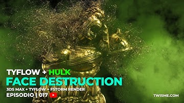 017 Avance | Desintegration Hulk | Face Fracture in TyFlow + Fstorm Render | Twisme