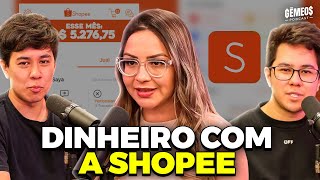 GANHAR DINHEIRO COM AFILIAÇÃO DA SHOPEE! | RAFAELE MONTEIRO | Gêmeos Podcast #72