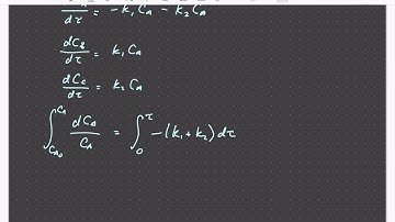 Lecture 16 Parallel Reactions in a Plug Flow Reactor