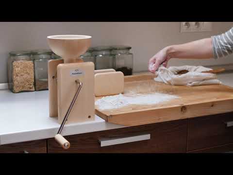 Video: Mlyny na domáce obilie. Ručný mlynček na obilie