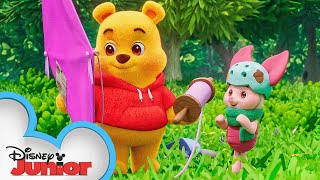 Playdate with Winnie the Pooh | Piglet and the Kite 🪁 | Episode 7 | @disneyjunior