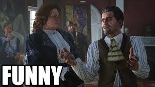 RED DEAD REDEMPTION 2 - Funny Art Gallery Scene / The Artist's Way