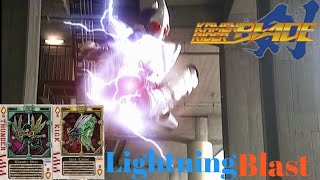 Kamen Rider Blade Lightning Blast (Rider kick)