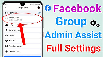 Facebook group admin assist setting | Admin assist full settings in hindi (A to Z)