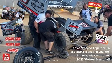 Sprint Car Front End Change in Under 3 Minutes