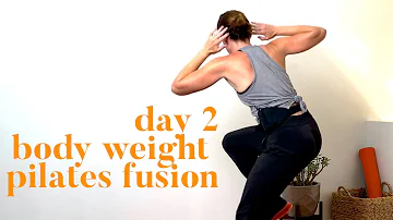 Day 2: MOVEMENT: 35 min No Equipment Pilates Fusion with Kit Rich #revivereset