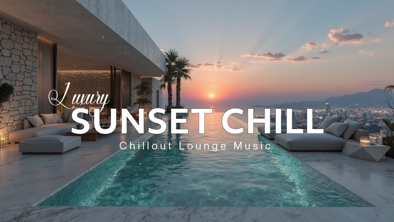 Luxury Chillout Lounge Music ~ Sunset Poolside Ambient Bliss & Relaxing ...