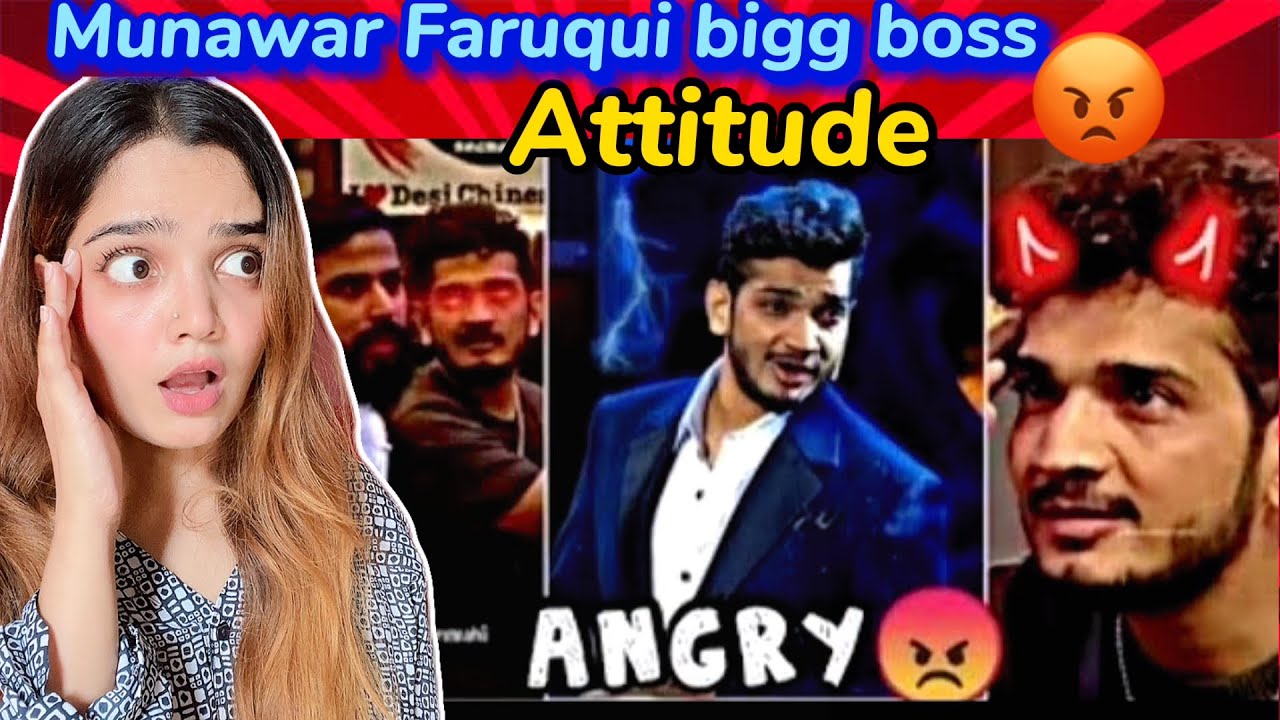 Munawar Faruqui Bigg boss Attitude 🔥 Status Reaction 👀