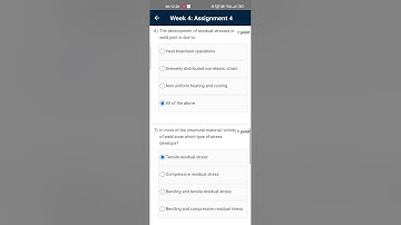 Welding Application Technology Assignment 4 💯%Correct #nptel #course