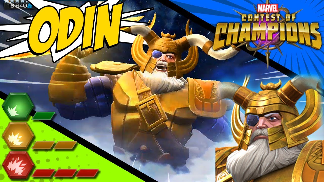 Odin All Special Attacks - Marvel Contest of Champions
