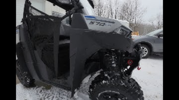 Trail Rider 570  Install of Mud buster  mud flaps       Mudbusters.com   Promo code CLAUDE570MB