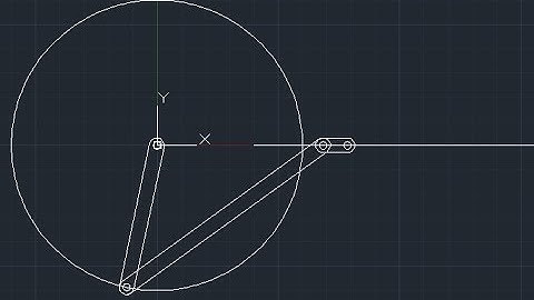 AutoCAD Lisper - Slider crank
