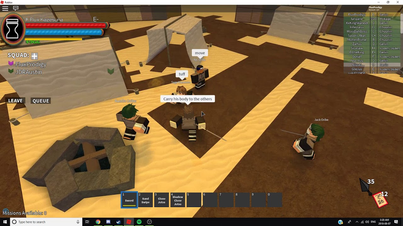 No2 Naruto Online 2 Hunting Rogues In The Desert Youtube - roblox naruto online all clans