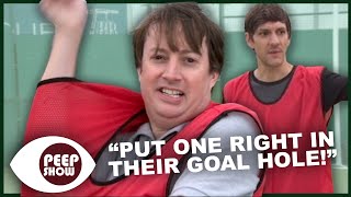Famous Mark "Plays" Football | Peep Show Net Worth