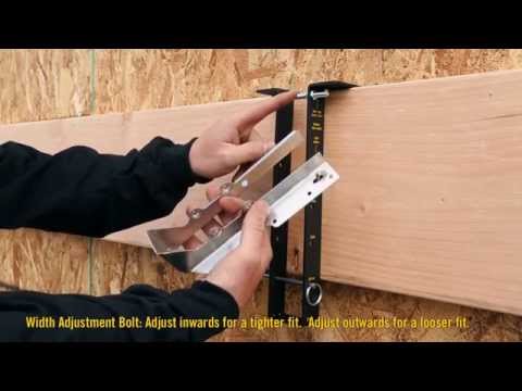 How to install a joist hanger with Hanger-Buddy 