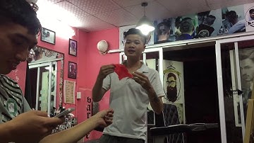 Ảo thuật biến mất khăn Tường barber
