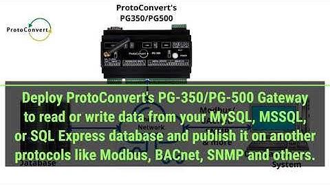 MySQL/MSSQL Gateway | ProtoConvert - Your Integration Partner
