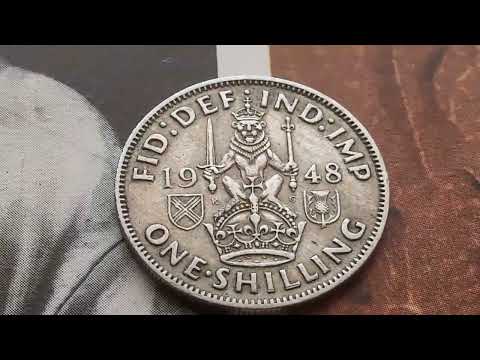 Big Money ??? for this Rare Silver Currency One Shilling 1948 Coin Of King George VI