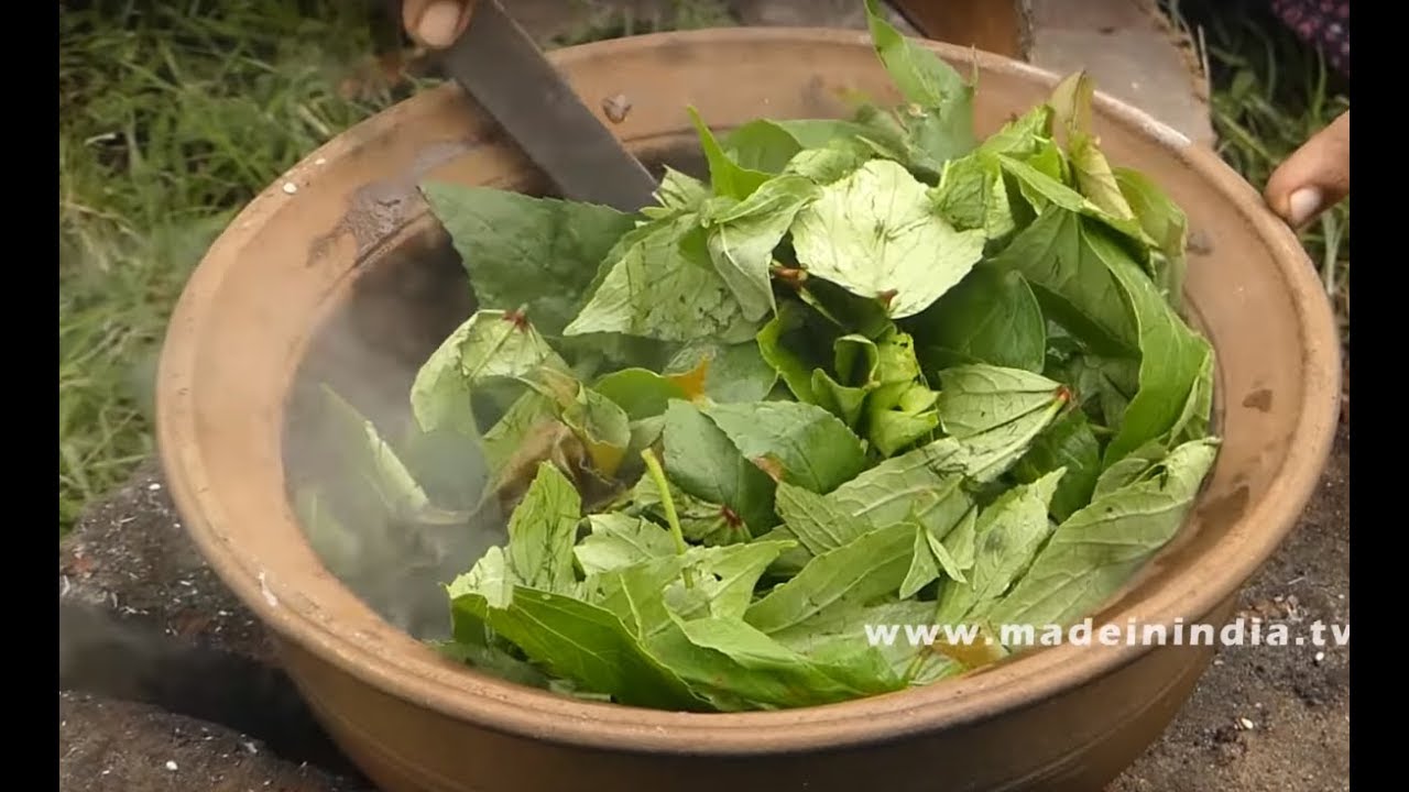 Sorrel Leaves With Dry Prawns Chutney | Healthy Village Foods | VILLAGE FOODS street food | STREET FOOD