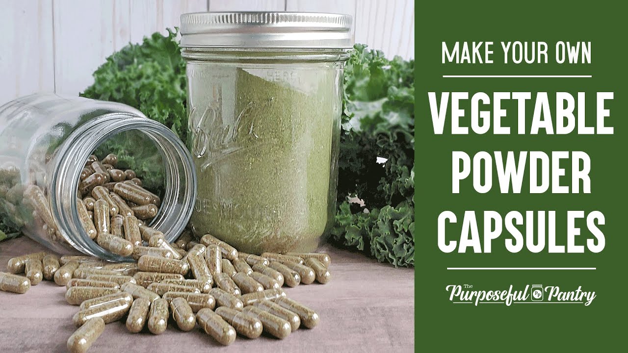 Make your own powder filled capsule supplements