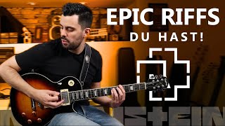 El MEJOR riff de RAMMSTEIN: Du hast! Guitarra TUTORIAL + Tablatura | Marcos García