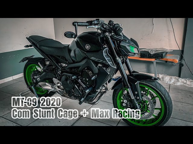 Testando o Stunt Cage na Kawazaki Z900 