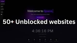 New Mystery  50+ Unblocker Websites Links   Unblocked Websites For School Chromebook 2026 new