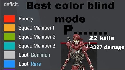 Best colorblind mode in apex legends
