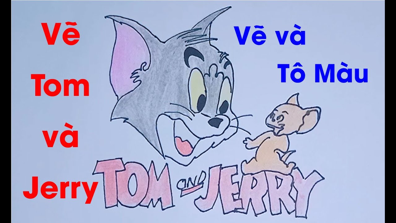 Tuyển Tập Tranh Tô Màu Tom Và Jerry Ngộ Nghĩnh Cho Bé Tập Tô