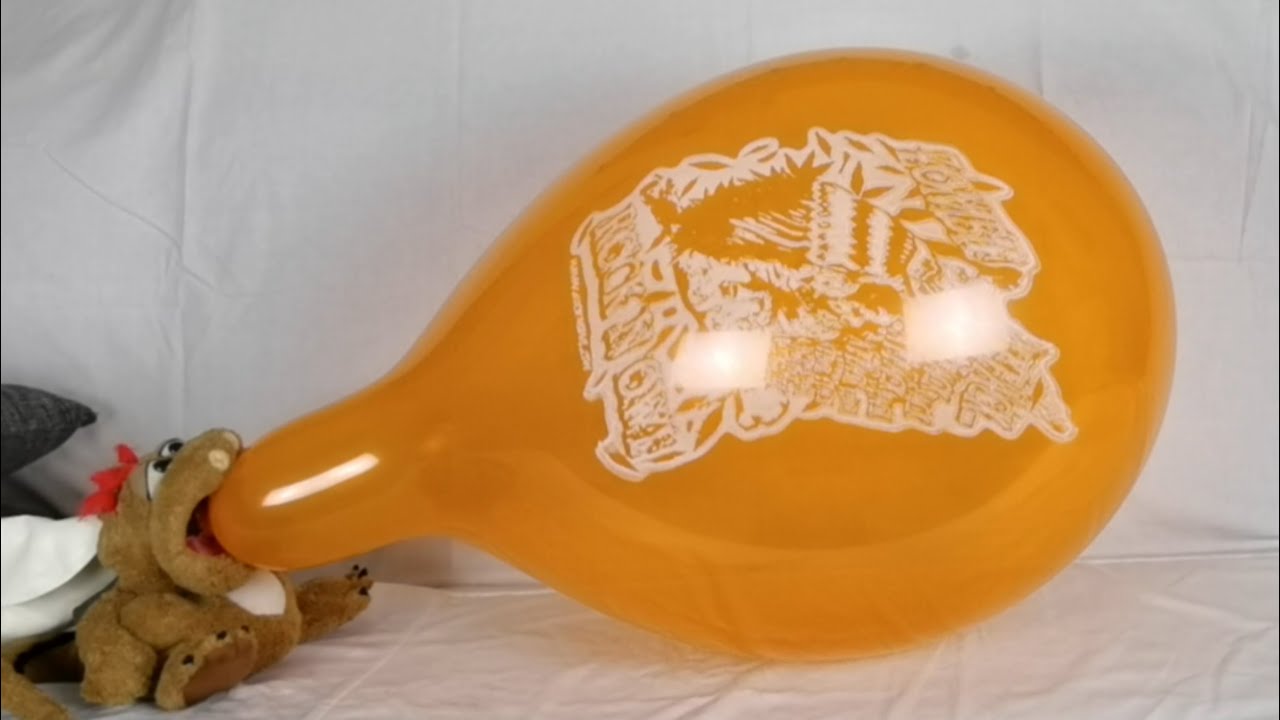 150 - blow to pop 16" balloon Unique "Rock"'n Owl"