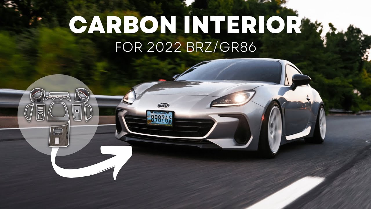 Carbon Fiber Interior Upgrade for the 2022 BRZ/GR86! + ROLLERS at the