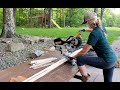 #808 Making Kindling Wood From Sawmill Waste