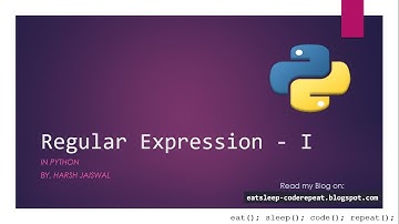 Regular Expression - I | in Python
