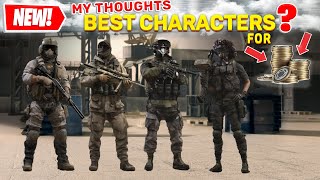 My Thoughts on The Best Character from every Class in Caliber For Coins / Money  - best operators