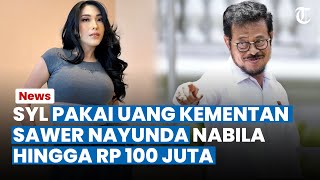 KELEWATAN! SYL Pakai Uang Kementan Sawer 'Biduan' Rp 100 Juta, Salah Satunya Jebolan Pencarian Bakat