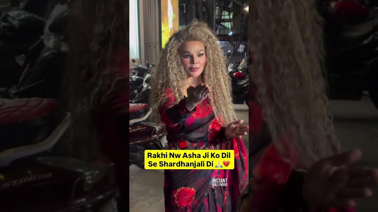 Rakhi Ne Asha Ji Ko Pyar Bhari Shradhanjali Di 🙏🏻 #shorts