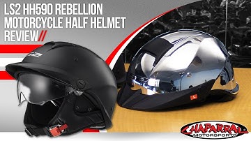 LS2 HH590 Rebellion Motorcycle Half Helmet Review