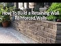 How to Build a Reinforced Retaining Wall Using Geogrid