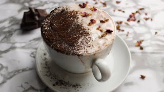 مشروب الشوكولاتة الساخن بنكهة الورد ?|Hot chocolate with Rose flavour