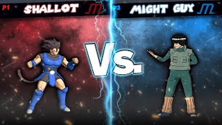 [MUGEN] AI BATTLE - Shallot vs Might Guy