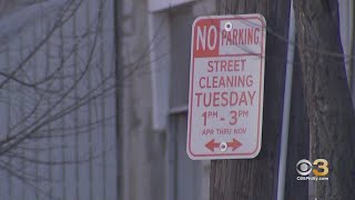 'No Parking' Signs Pop Up In Philadelphia Neighborhoods As Street Cleaning Program Set To Launch