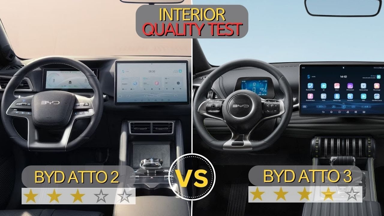 BYD ATTO 2 VS BYD ATTO 3 (2025) | Quality Comparison, Practicality and luggage space!