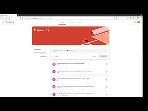 03 Popis prostředí Google Classroom z hlediska žáka