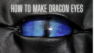How to make Dragon eyes using epoxy resin and nail polish
