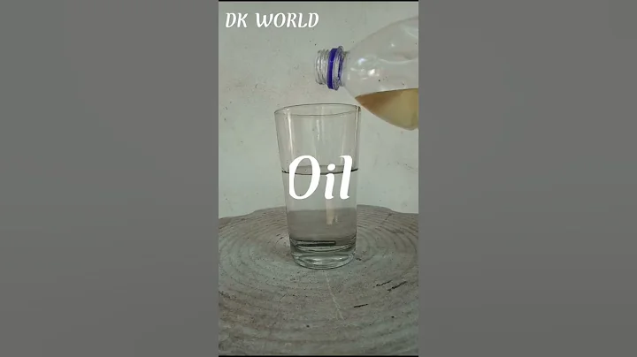 Water and oil density crazy experiment  | DK WORLD |